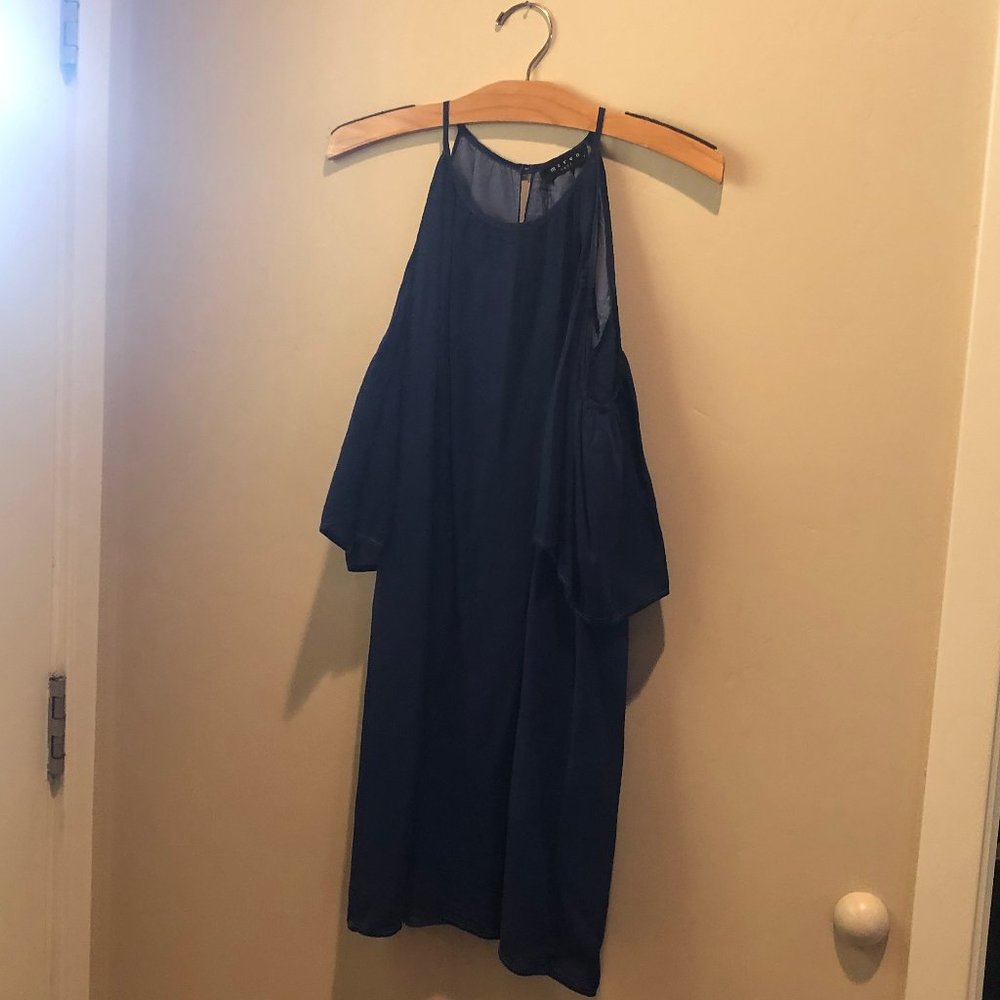 Cold Shoulder Shift Dress by Maven West